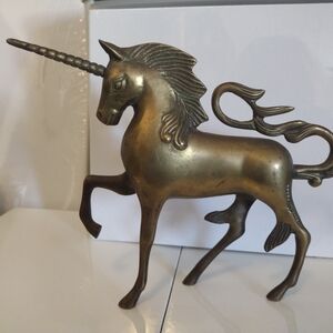 Brass Unicorn Figurine